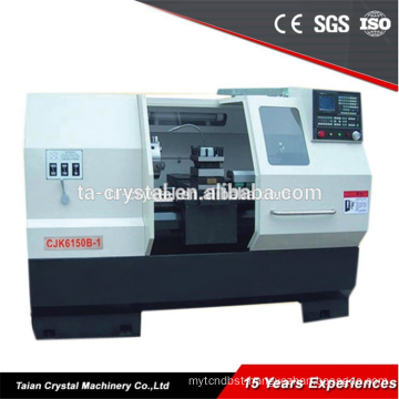 flat bed cnc lathe machine with full automatic cnc lathe equipment CJK6150B-1